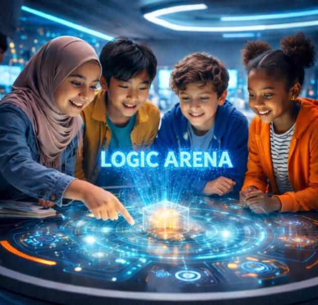 Children actively learning and raising hands in classroom